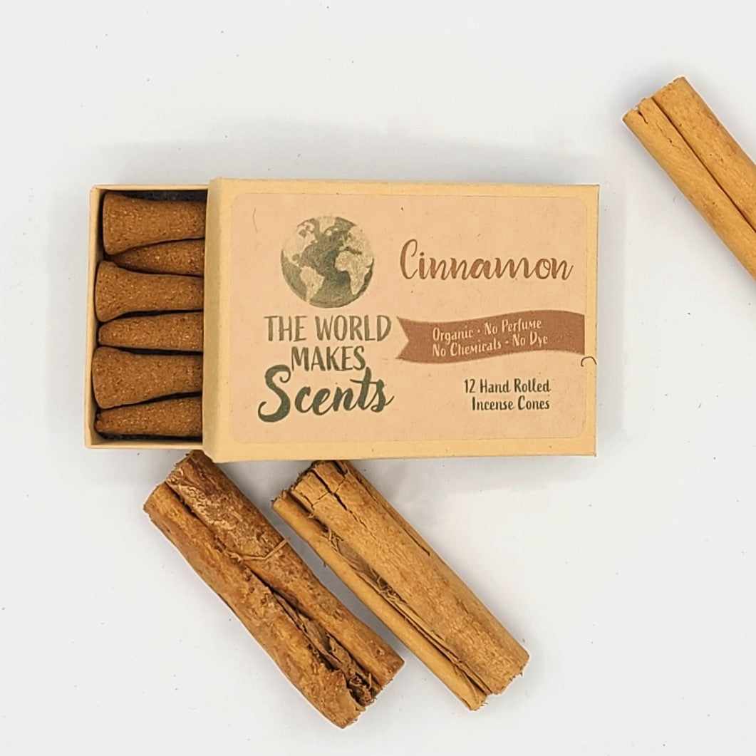 Cinnamon Organic Incense Cones