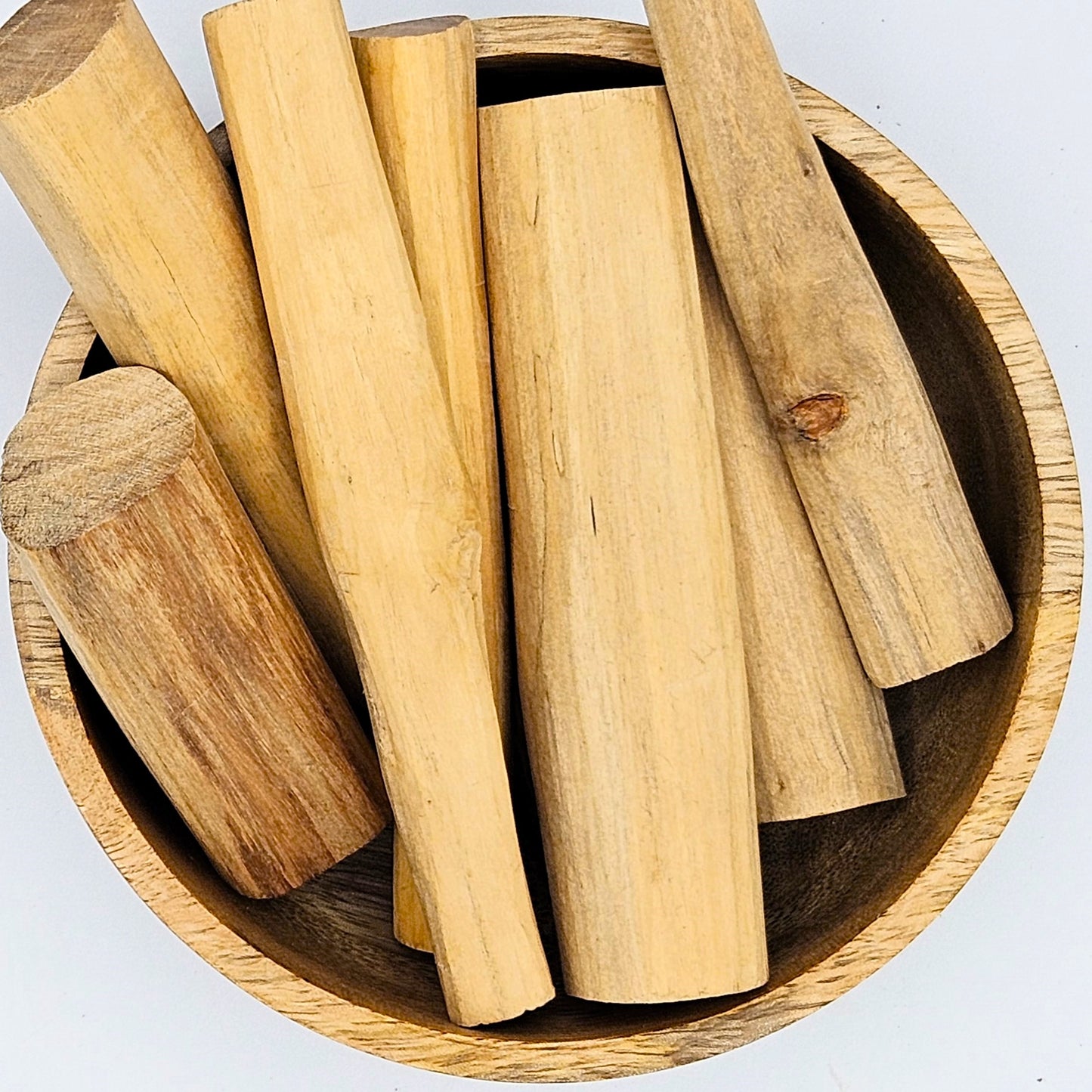 A bowl showcasing organic Australian Sandalwood ingredients.