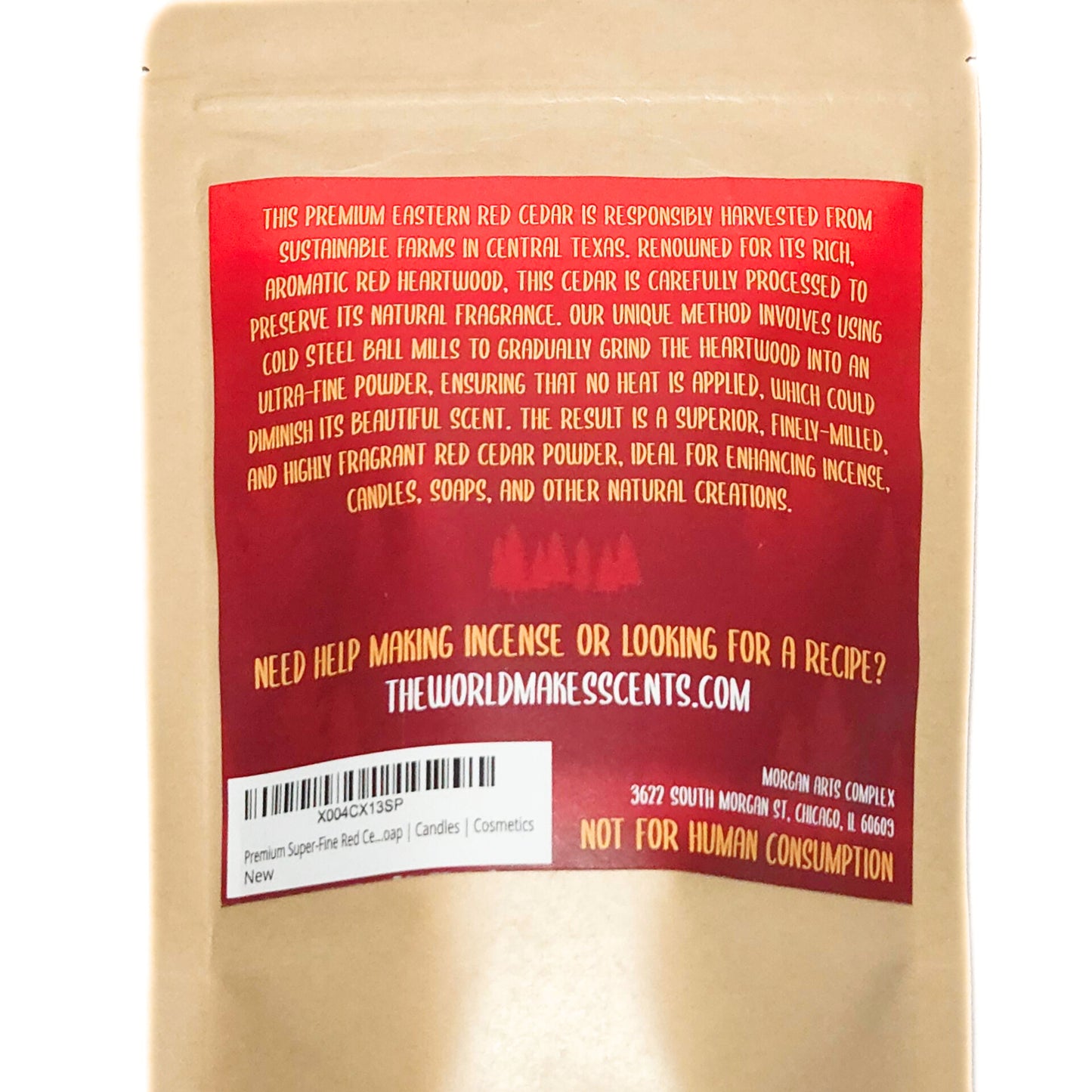 Premium Super-Fine Red Cedar Powder (Juniperus Virginiana)