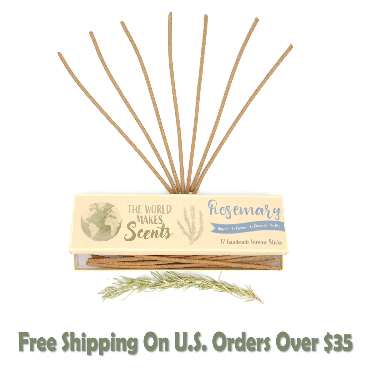 Rosemary Organic Incense Sticks