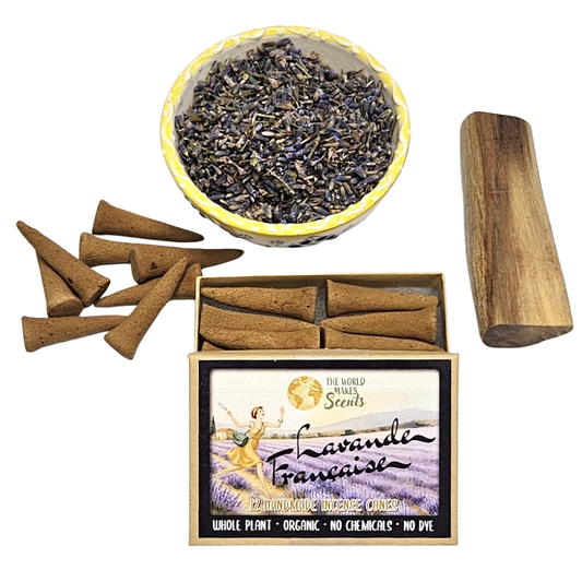 French Lavender Organic Incense Cones