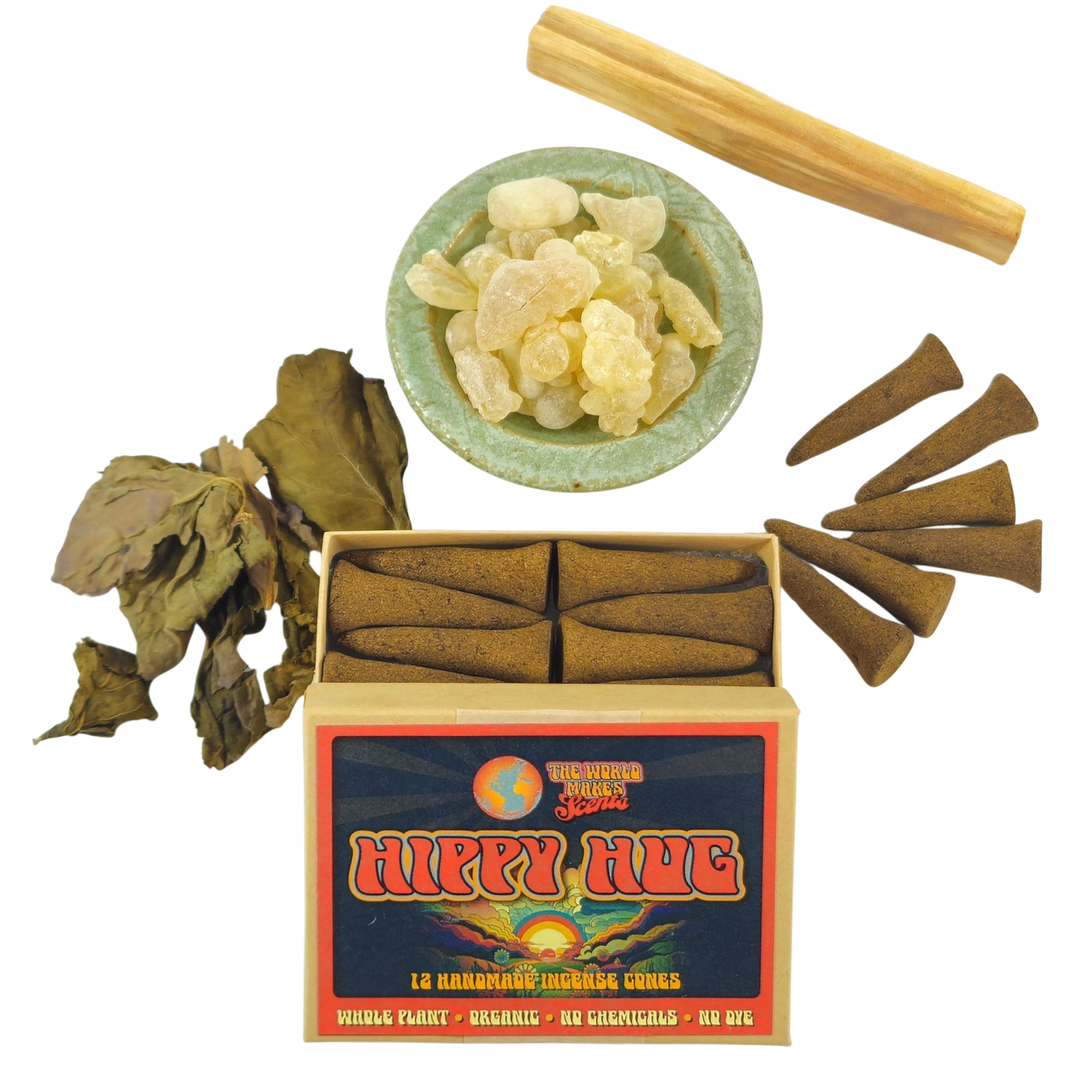 Hippy Hug Organic Incense Cones