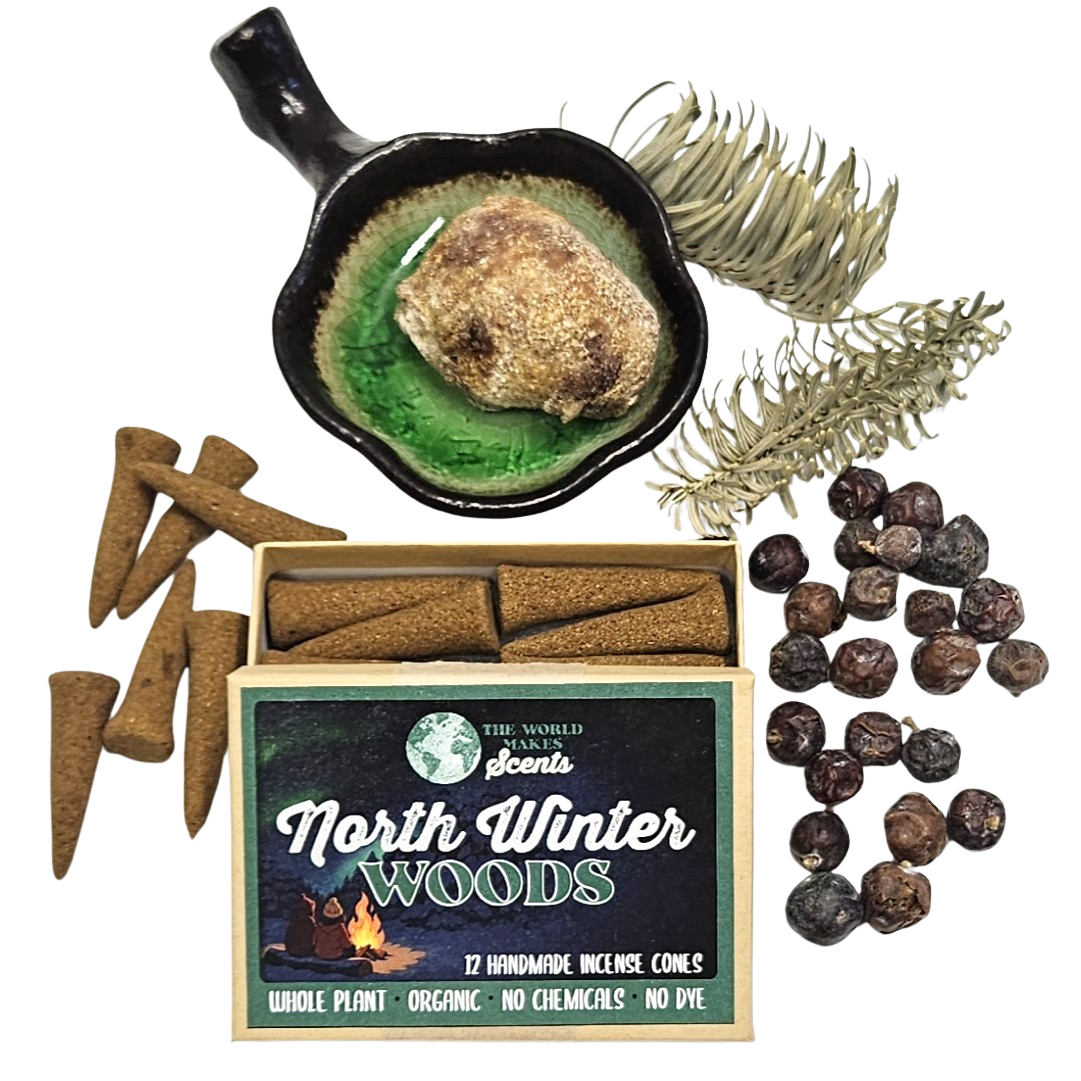 North Winter Woods Organic Incense Cones