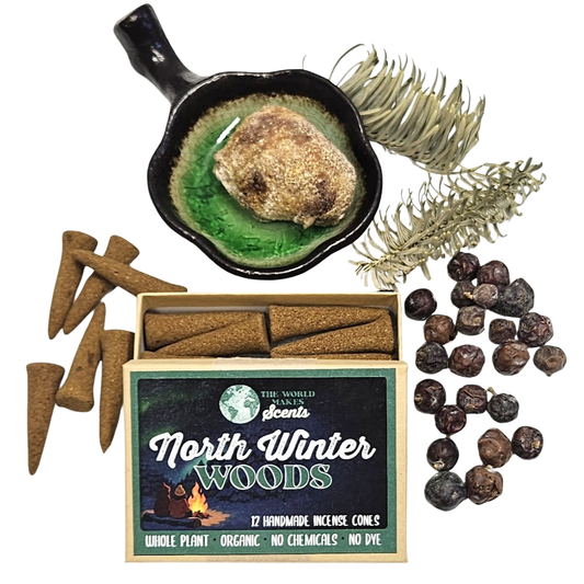 North Winter Woods Organic Incense Cones